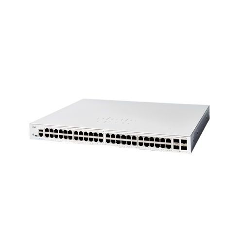 Switch Cisco Catalyst C1200-48P-4G 48 Portas Gigabit PoE Com 4 Portas SFP
