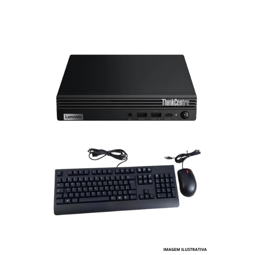 Computador Desktop Lenovo ThinkCentre M75q Gen 5: Processador Ryzen 5| 16GB RAM| 256GB SSD| Monitor 21,5"| Garantia 5 Anos On-Site