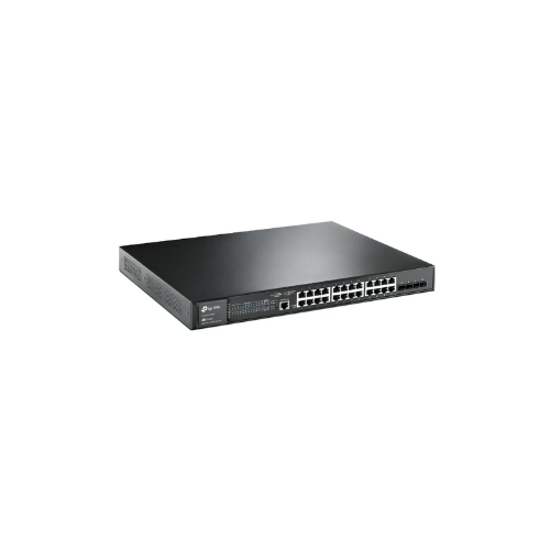 Switch Gerenciável TP‑Link TL‑SG3428MP (24 portas Gigabit + 4 slots SFP)