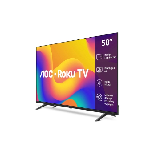 Smart TV AOC 50U7045/78G 50" 4K Roku TV