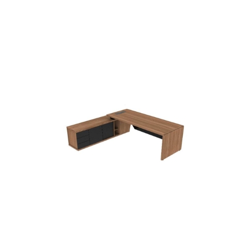Mesa Para Presidência Astamobili Bazz Com Credenza Lateral 2000x900x740mm