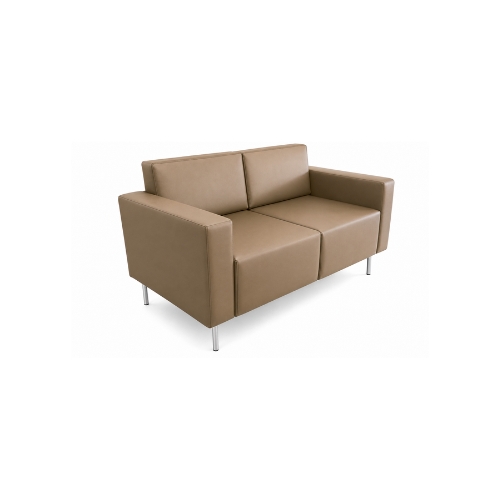 Sofá De Espera Fortline Soffice SOFFICE2LSB 02 Lugares