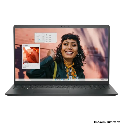Notebook Dell Pro 16 PC16250: Processador 5| 8GB RAM| 256GB SSD| Webcam| Tela 16"| Garantia 1 Ano On-Site