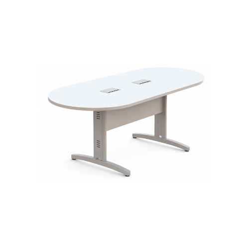 Mesa Oval Reunião Fortline Genius 78224 2400x1100mm