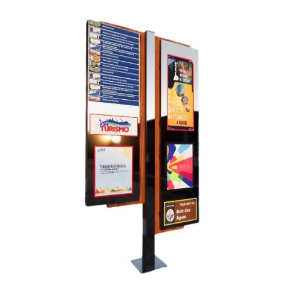 Artefato De Indicação E Orientação Para Áreas Públicas 2 Inox