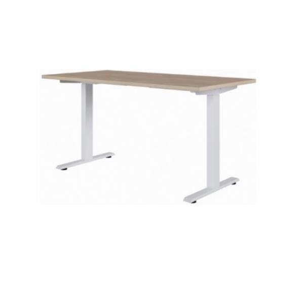 Mesa Retangular 1,2 M Com Regulagem De Altura Elétrica Linha Metalic