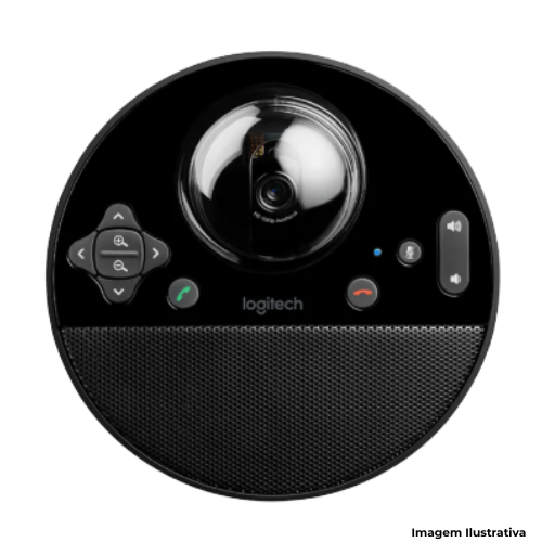 Sistema De Videoconferência Logitech BCC950 Full HD 1080p Com Câmera Motorizada E Viva-Voz