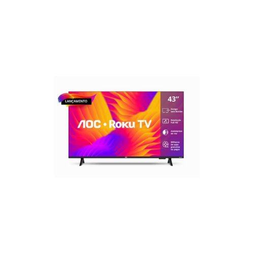 Smart Tv AOC 43” Full HD LED Wi-Fi Roku 43S5155/78G