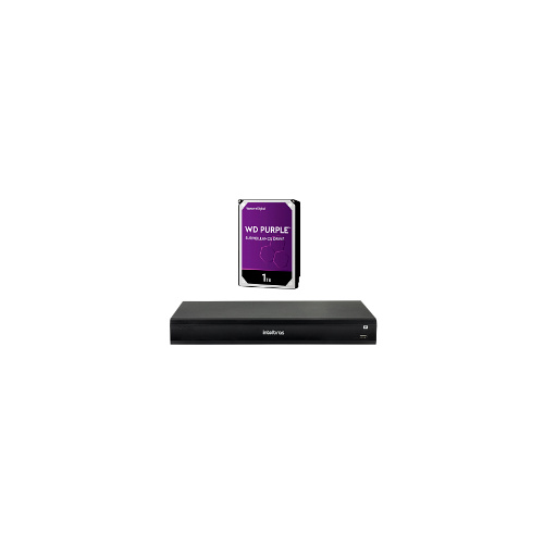 Sistema CFTV Digital Intelbras iNVD 3016 + WD11PURZ