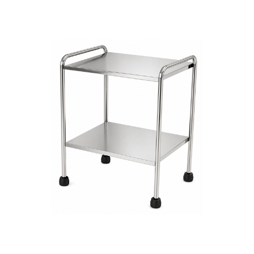 Carro Auxiliar Hospitalar GF-Belacci 4005HO Em Aço Inox Com Rodízios