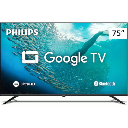 Televisor Smart TV Philips 75PUG7019/78 75” 4K UHD Google TV Bivolt