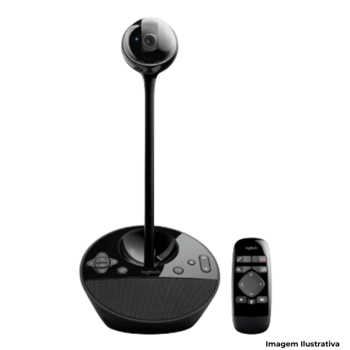 Sistema De Videoconferência Logitech BCC950 Full HD 1080p Com Câmera Motorizada E Viva-Voz