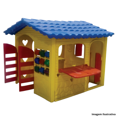 Casinha Recreação Mundo Azul Acessível