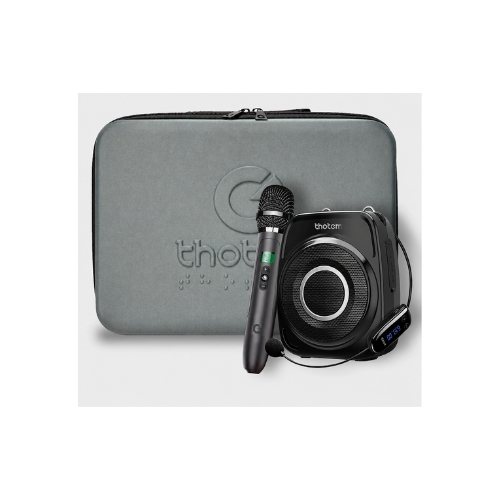 Kit Amplificador Profissional De Voz Portátil Thotem T8 35W Bluetooth UHF