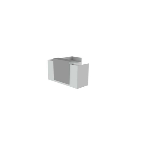 Balcão Recepção Angular Fortline Module MDLBR120 1200x700x1900x700x1100mm