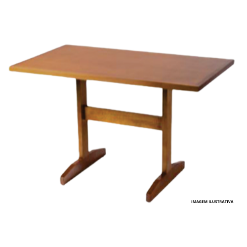Mesa De Madeira Maciça 2,10 M X 80 C Retangular Belacci Especial
